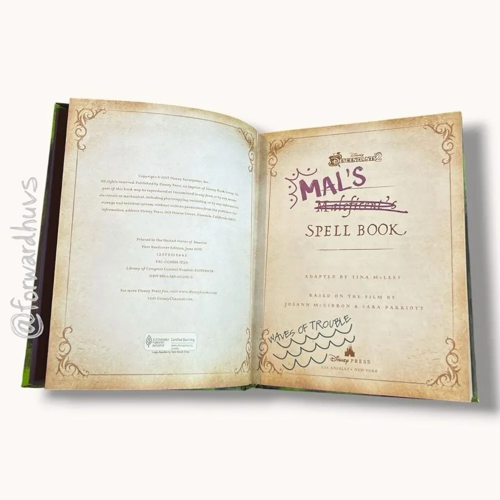 Descendants 2: Mal's Spell Book 2 - More Wicked Magic (Hardcover)
